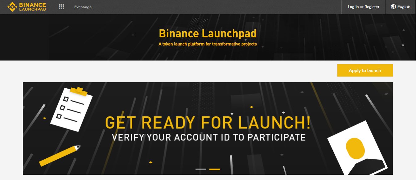 Binance Launchpad Binance Launchpad