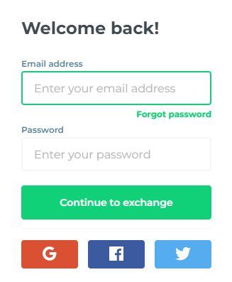 Changelly Log In Changelly Log In