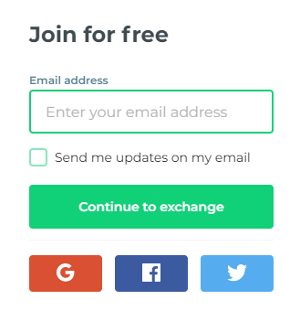 Changelly Sign Up Changelly Sign Up