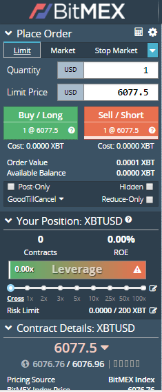 BitMEX Trading Platform BitMEX Trading Platform
