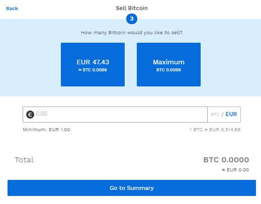 Bitpanda Sell BTC Image 1 Bitpanda Sell BTC Image 1